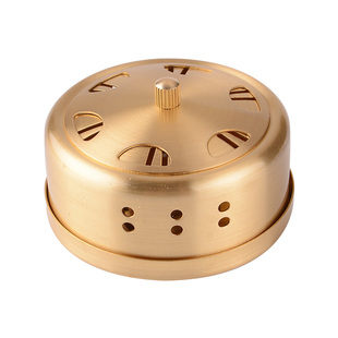 金色无烟艾灸盒